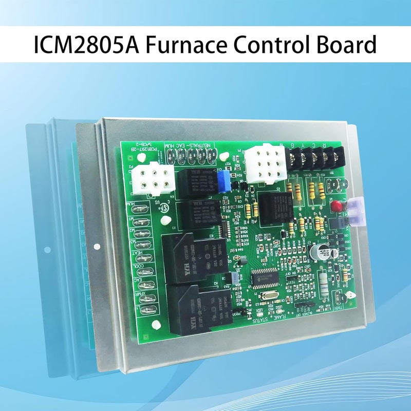 DDORUU ICM2805A Furnace Control Board ，Replacement for Nordyne 903106 and 624631 Control Boards；Used with G3, G4, G5, G6, M2 and M3 Furnace Modules - Image 2
